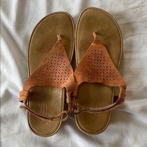 Suede sandals